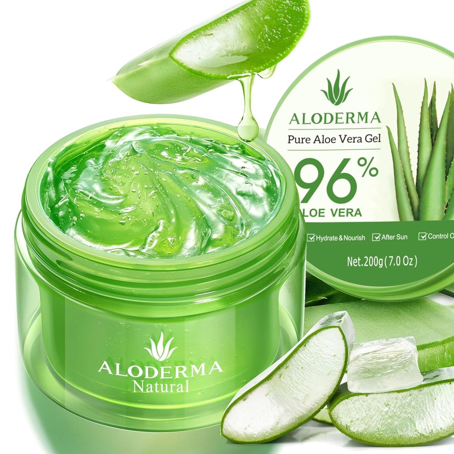 Aloe Vera Gel — step three, soothe and hydrate